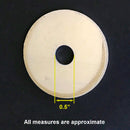 Clay Gun Extruder Die, Circle (0.5")