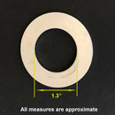 Clay Gun Extruder Die, Circle (1.3")