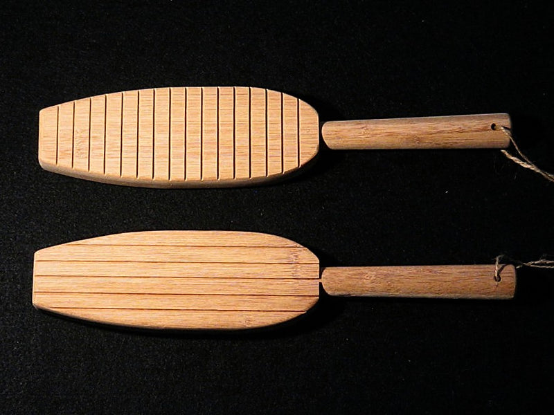 Bamboo Paddle, Vertical, Horizontal