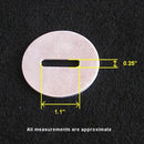 Clay Gun Extruder Die, Rounded Rectangle