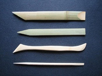 Straight Bamboo Takebera Modelling Tool